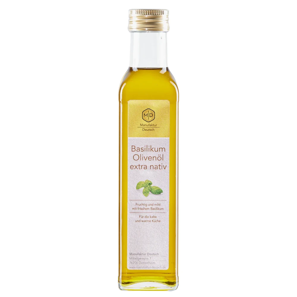 Basilikum Olivenöl extra nativ 100 ml Classic